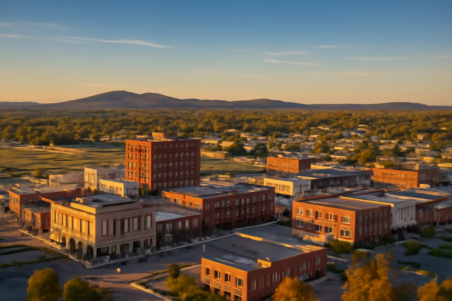 Sell land in Joplin, Missouri - aerial view of Joplin landscape